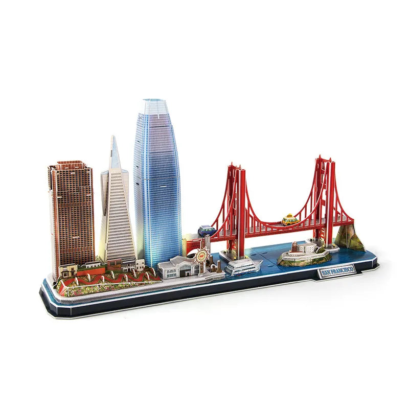 Puzzle 3D | San Francisco Cityline - Architectural Model Kit