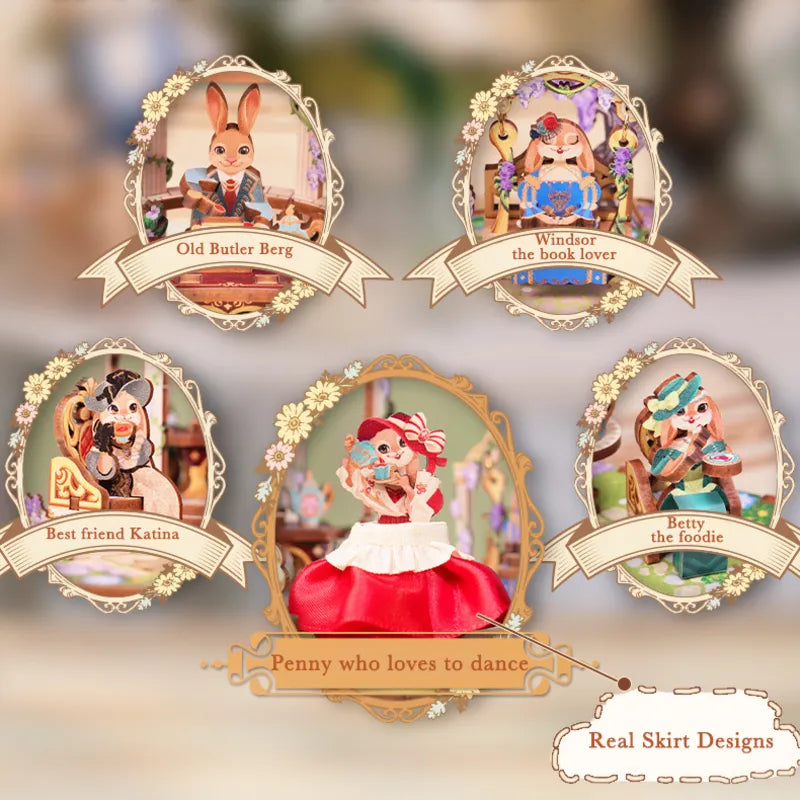 3D Music Box Puzzle Kit | Flower Waltz