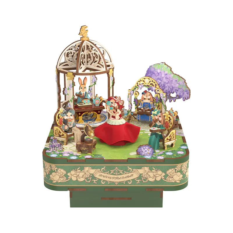 3D Music Box Puzzle Kit | Flower Waltz